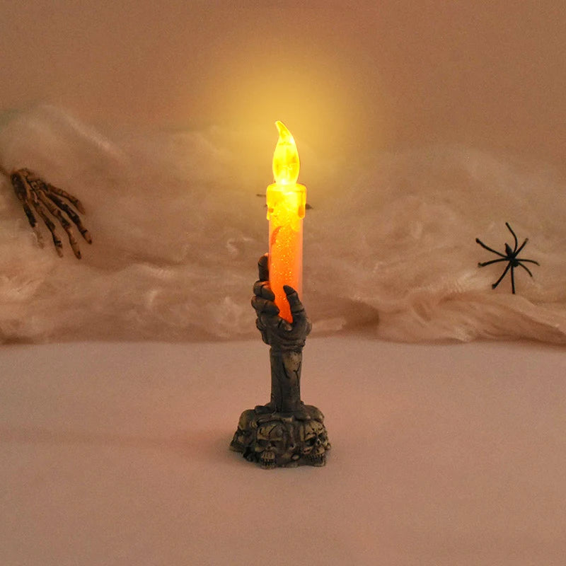Halloween Led Candles Skeleton Ghost Hands