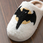 Halloween Slippers Embroidered Indoor