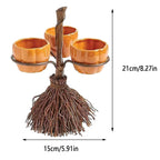 Halloween Pumpkin Snack Bowl Rack Fruit