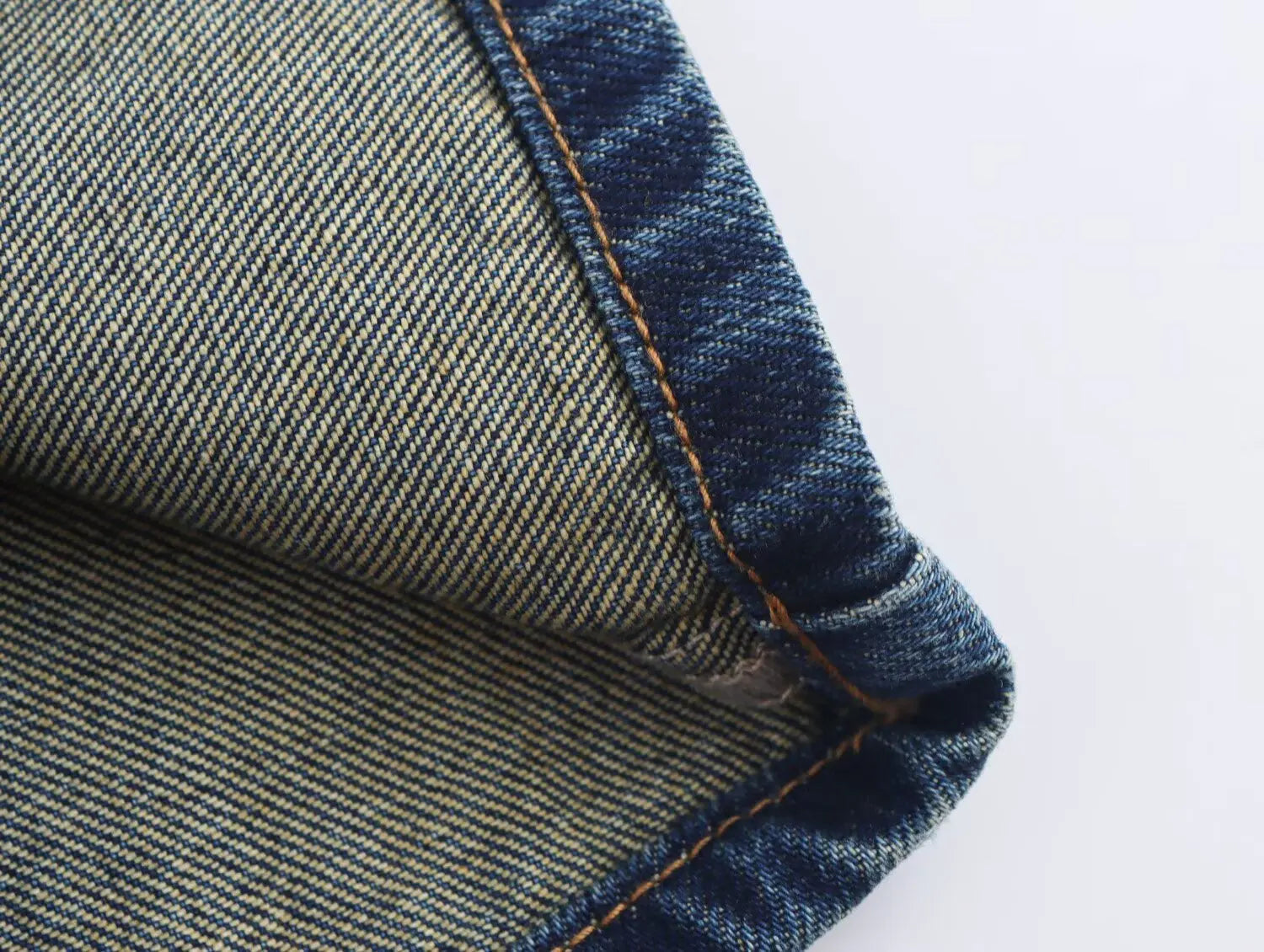 Straight Jeans Vintage Denim Pants