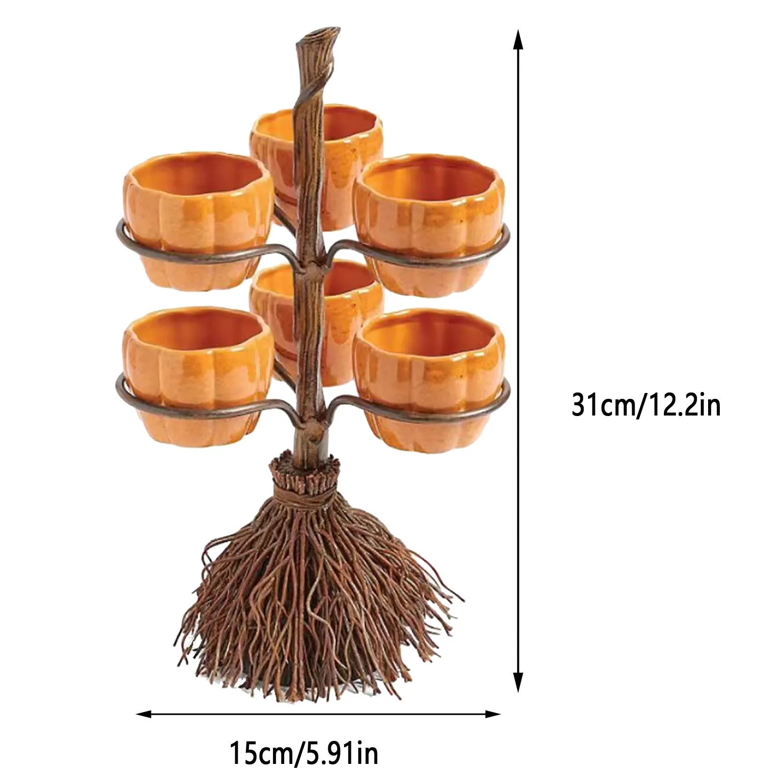 Halloween Pumpkin Snack Bowl Rack Fruit