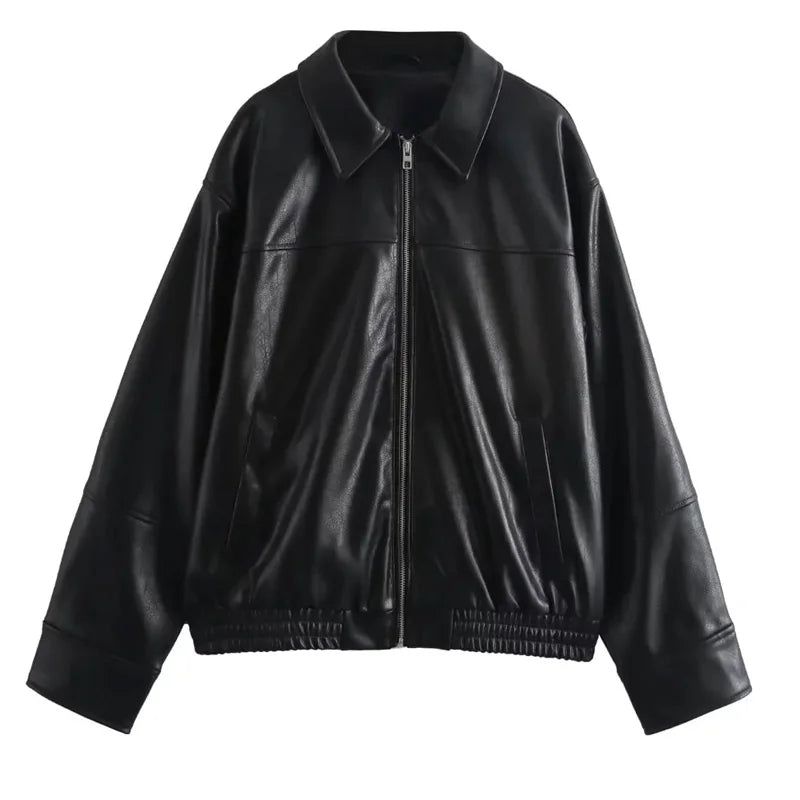 Women's Jackets Faux Bomber