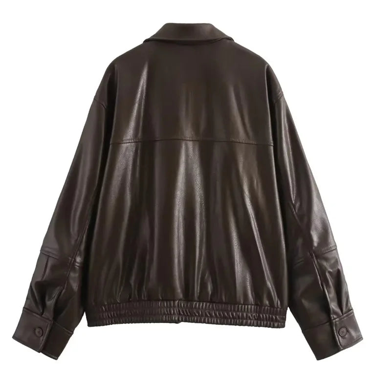 Women's Jackets Faux Bomber