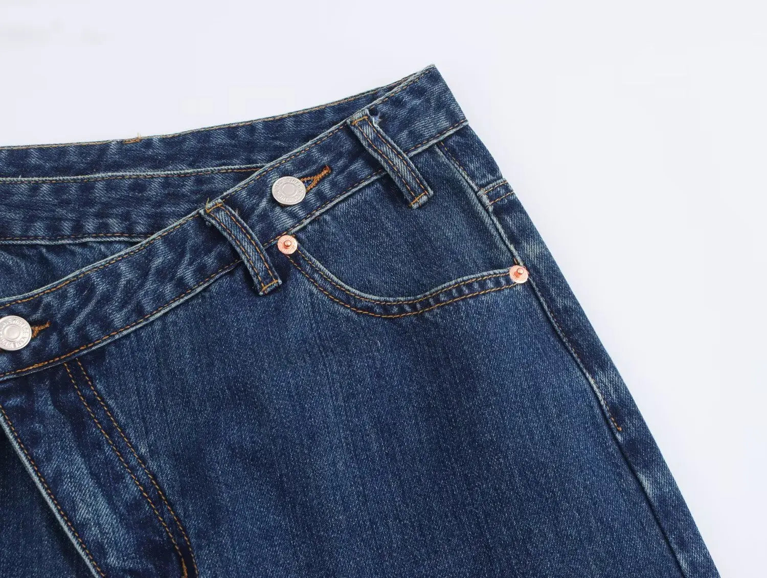 Straight Jeans Vintage Denim Pants