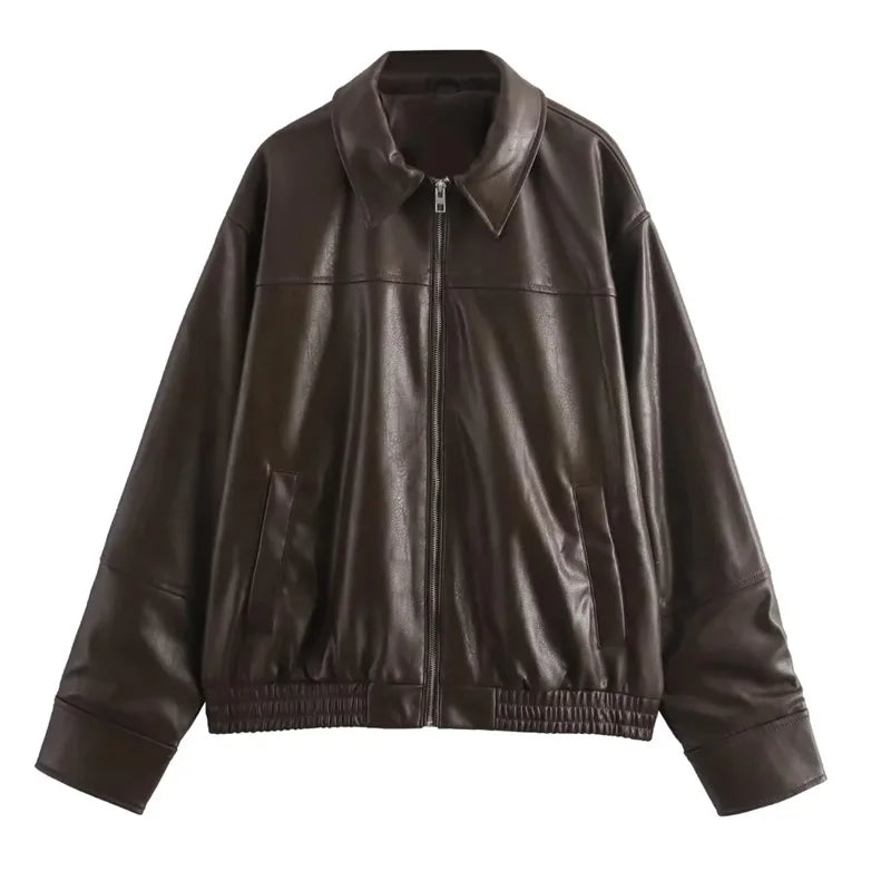 Women's Jackets Faux Bomber