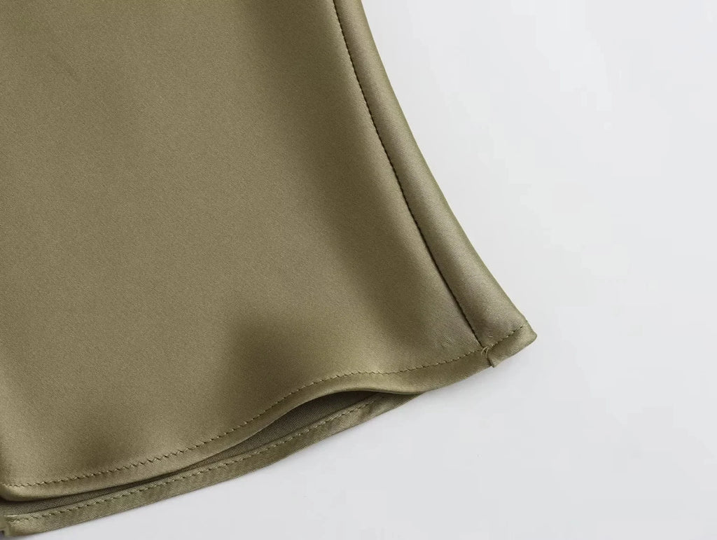 Long Skirt Classic Satin