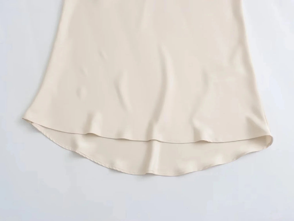 Long Skirt Classic Satin