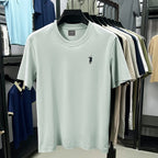silky cotton breathable short sleeve T-shirt