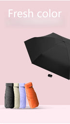 Mini Portable Umbrella – Stylish Protection Against Sun & Rain