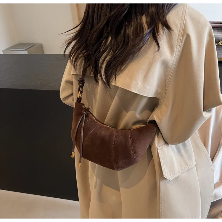 Velvet Shoulder Bag