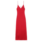 Satin Long Dress