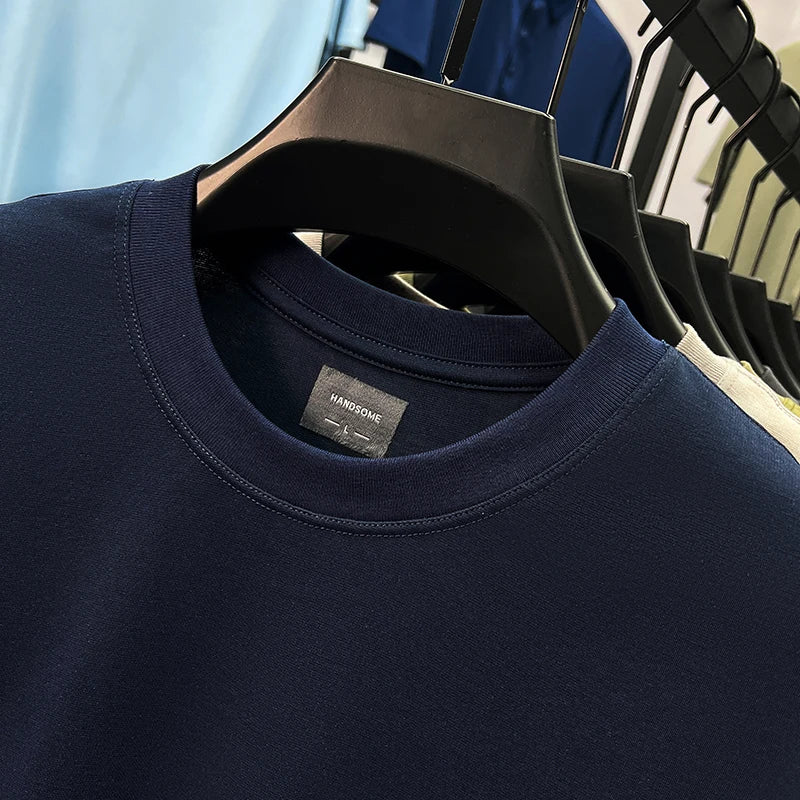 silky cotton breathable short sleeve T-shirt