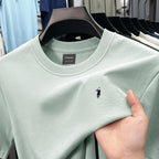 silky cotton breathable short sleeve T-shirt