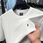 silky cotton breathable short sleeve T-shirt