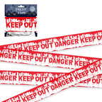 1PC Halloween Props Window Prop Warning line Plastic Skull
