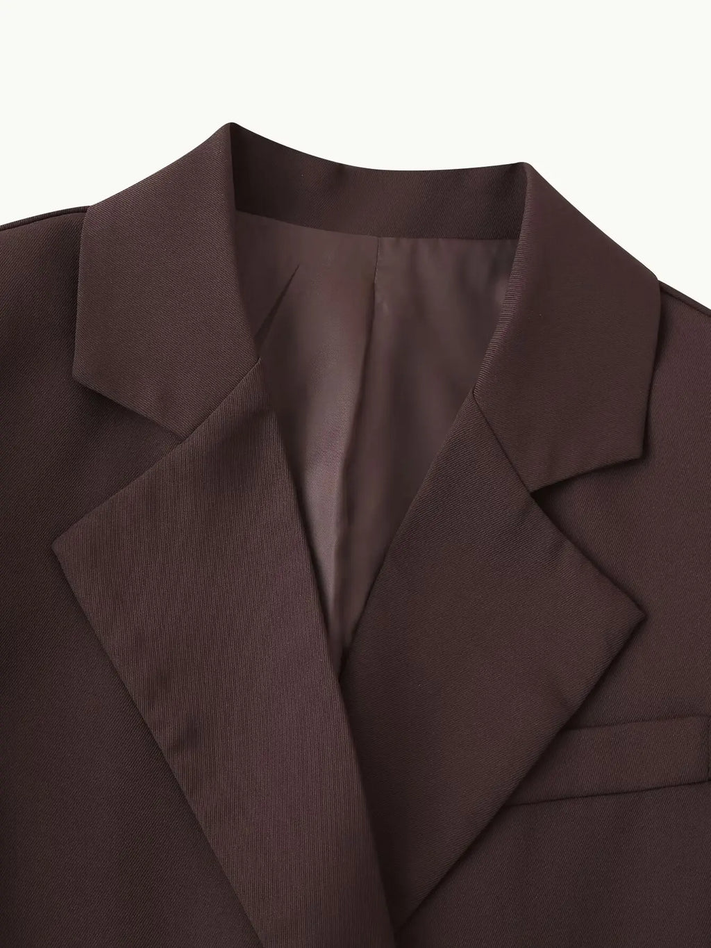 Blazer Lapel Slim Double