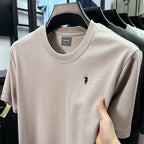 silky cotton breathable short sleeve T-shirt