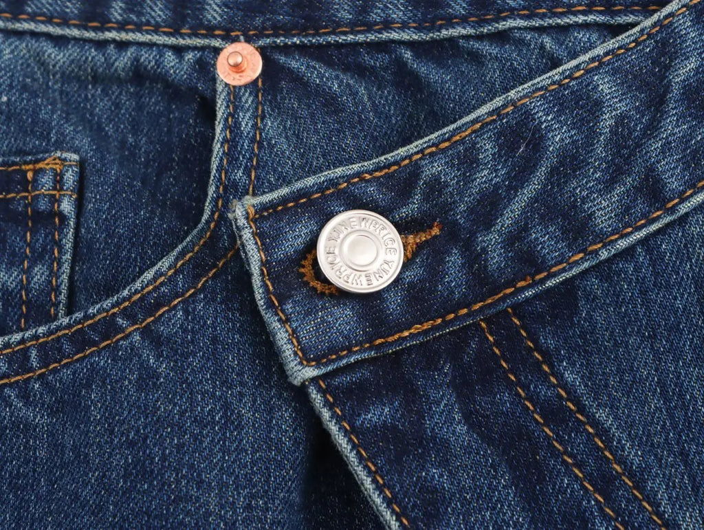 Straight Jeans Vintage Denim Pants