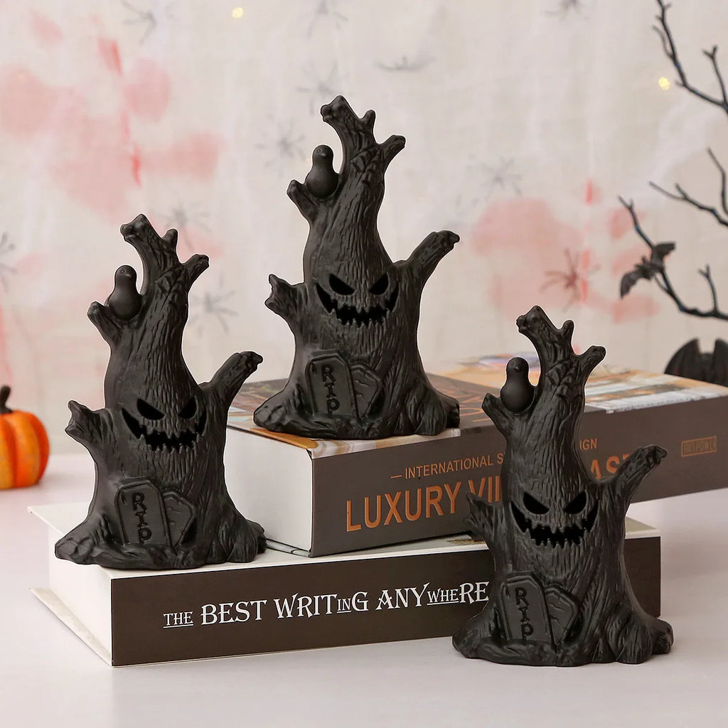 Halloween Decoration Ghost Tree Led Night