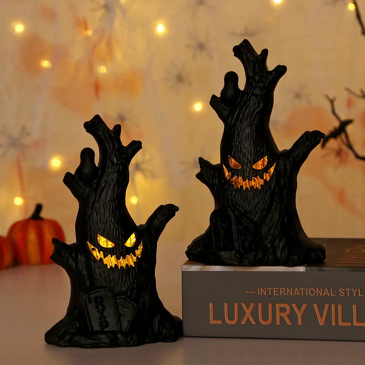 Halloween Decoration Ghost Tree Led Night