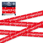 1PC Halloween Props Window Prop Warning line Plastic Skull