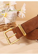 Suede Belt Dresses & Jeans Vintage