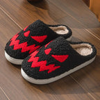 Halloween Slippers Embroidered Indoor