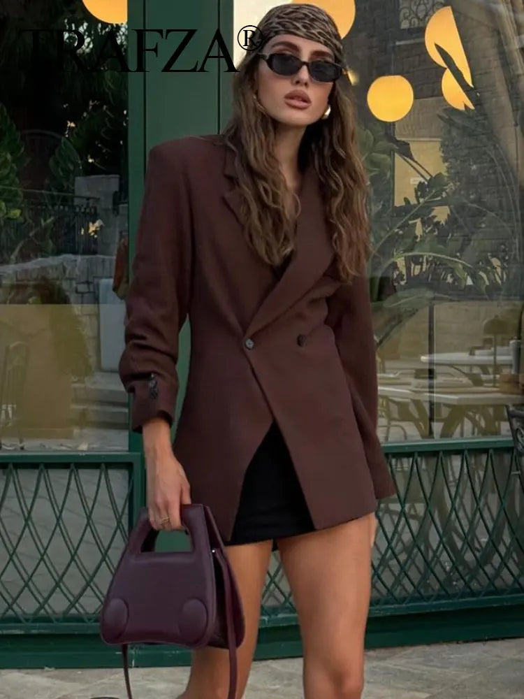Blazer Lapel Slim Double