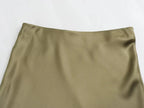 Long Skirt Classic Satin