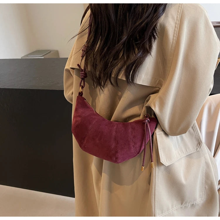 Velvet Shoulder Bag
