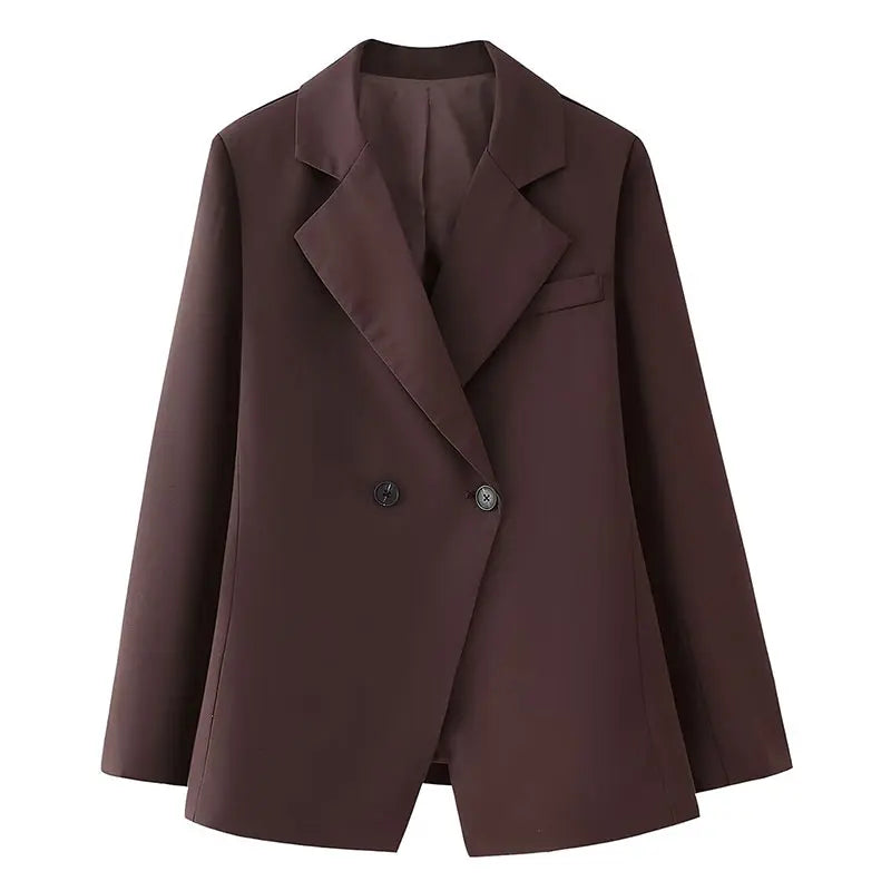 Blazer Lapel Slim Double