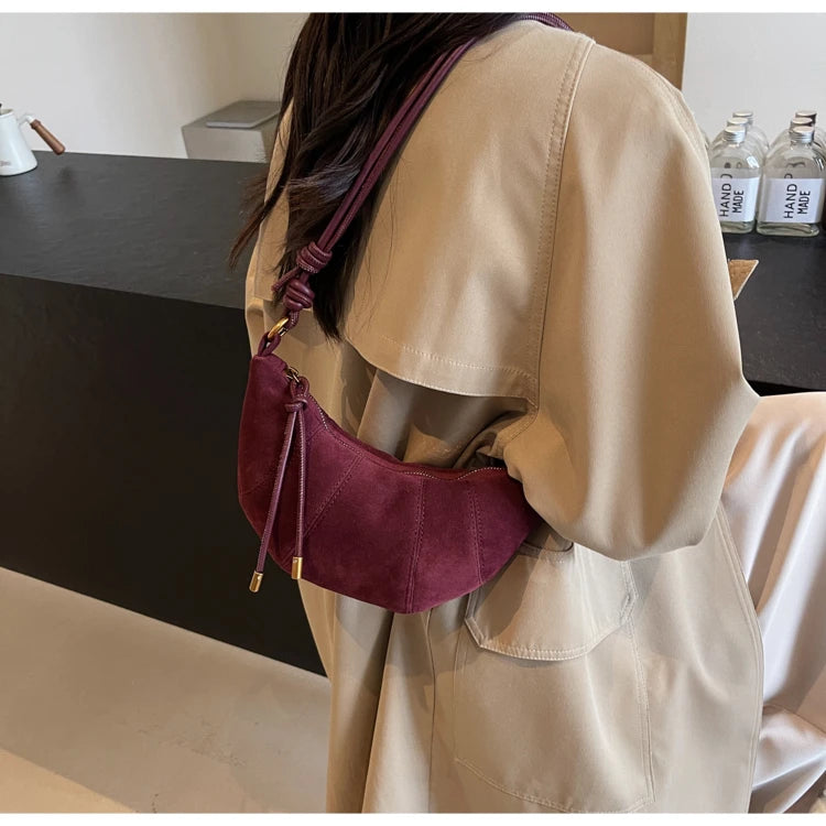Velvet Shoulder Bag