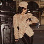 Retro Brown Up Suede Jacket