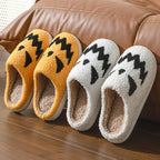 Halloween Slippers Embroidered Indoor