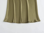 Long Skirt Classic Satin