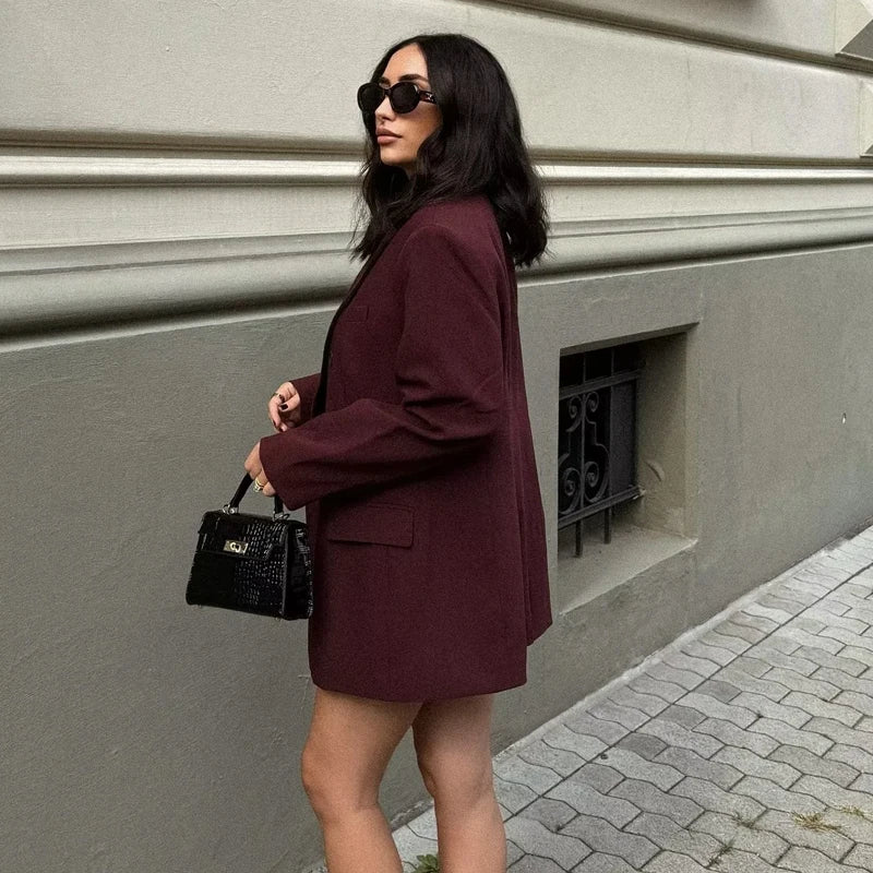 Blazer Outerwears Office Wear
