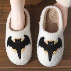 Halloween Slippers Embroidered Indoor