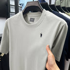 silky cotton breathable short sleeve T-shirt
