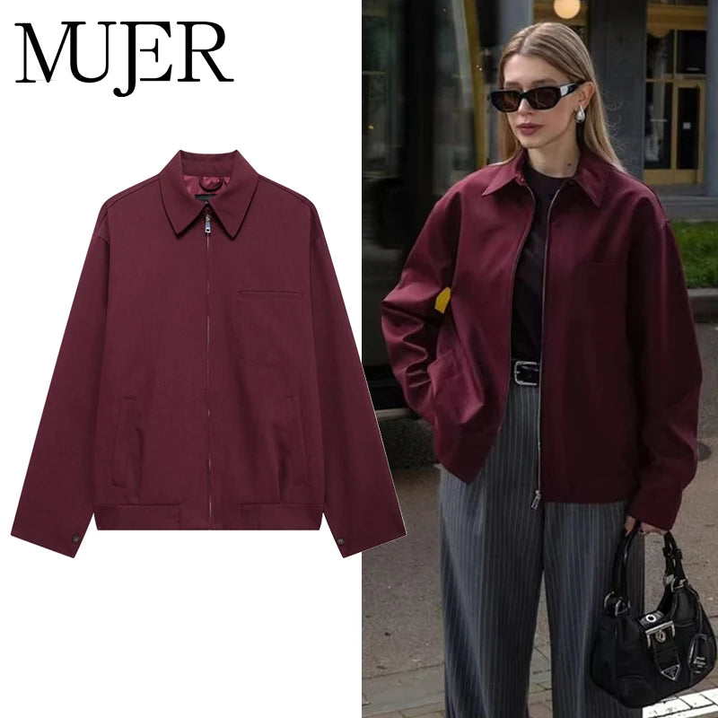 Zipper Bomber Jackets