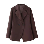 Blazer Lapel Slim Double