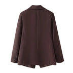 Blazer Lapel Slim Double