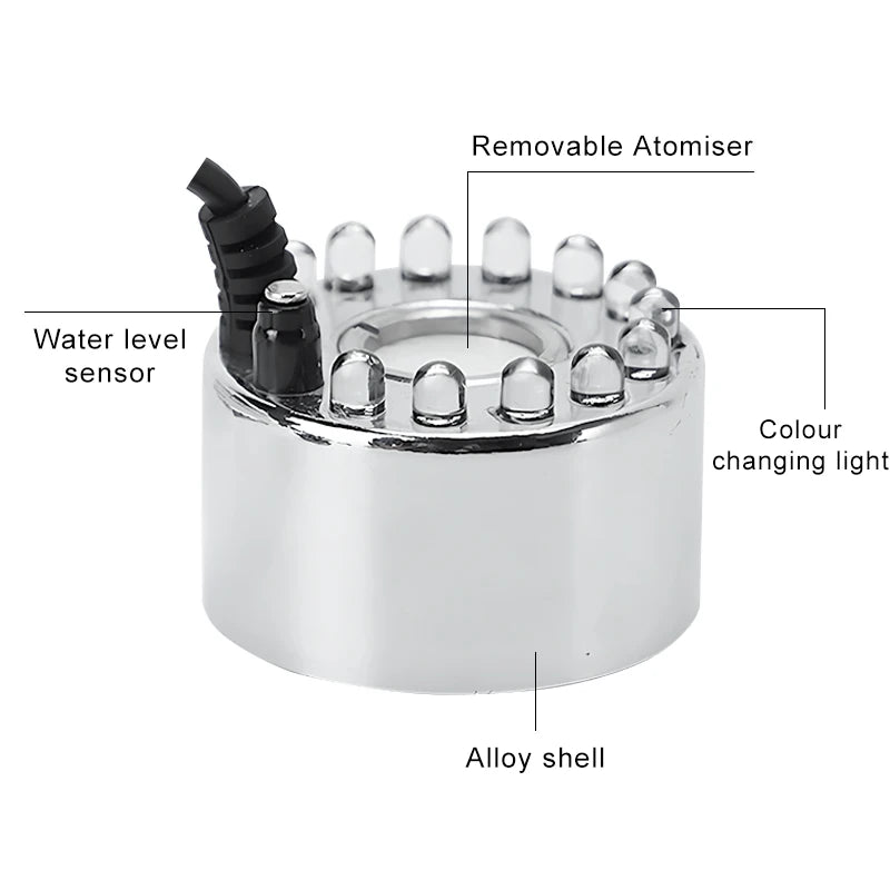 Mini LED Pumpkin Light Fogger Water Fountain