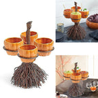 Halloween Pumpkin Snack Bowl Rack Fruit