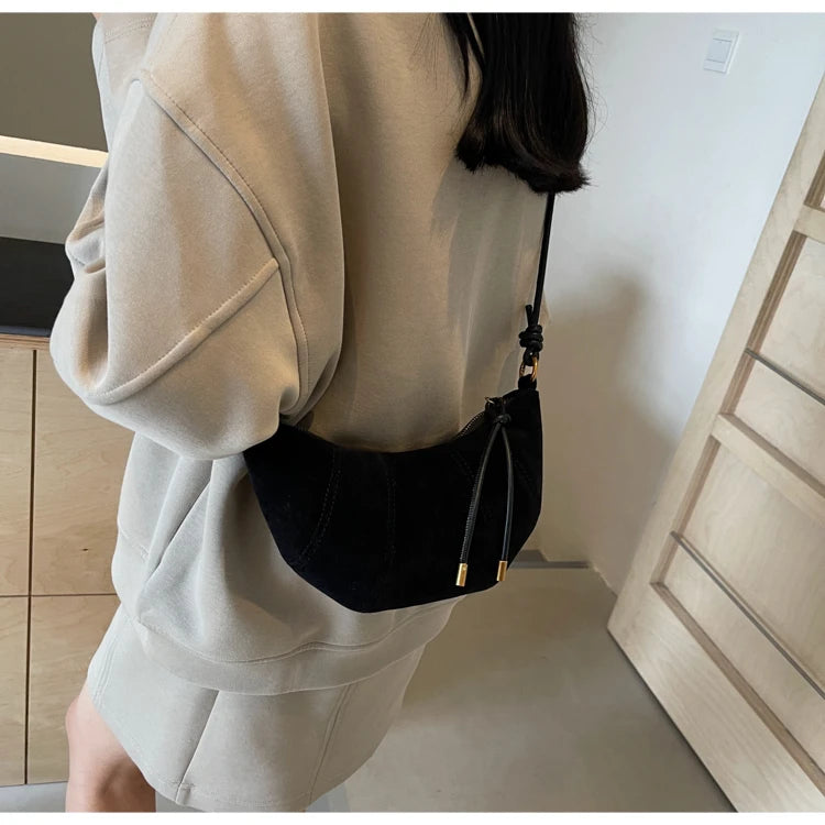 Velvet Shoulder Bag
