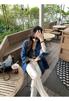 Casual Loose Denim Pockets Retro Jacket