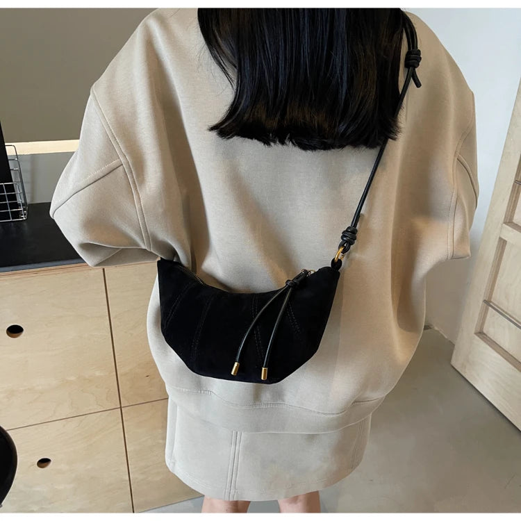 Velvet Shoulder Bag