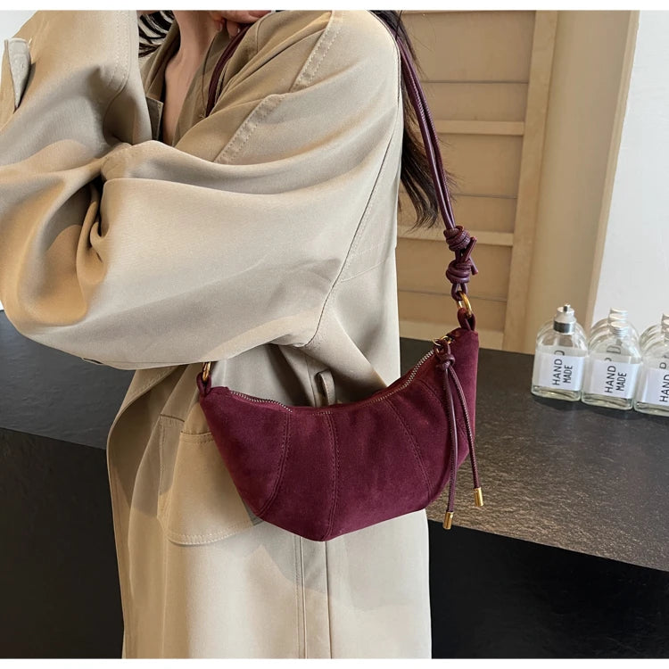 Velvet Shoulder Bag