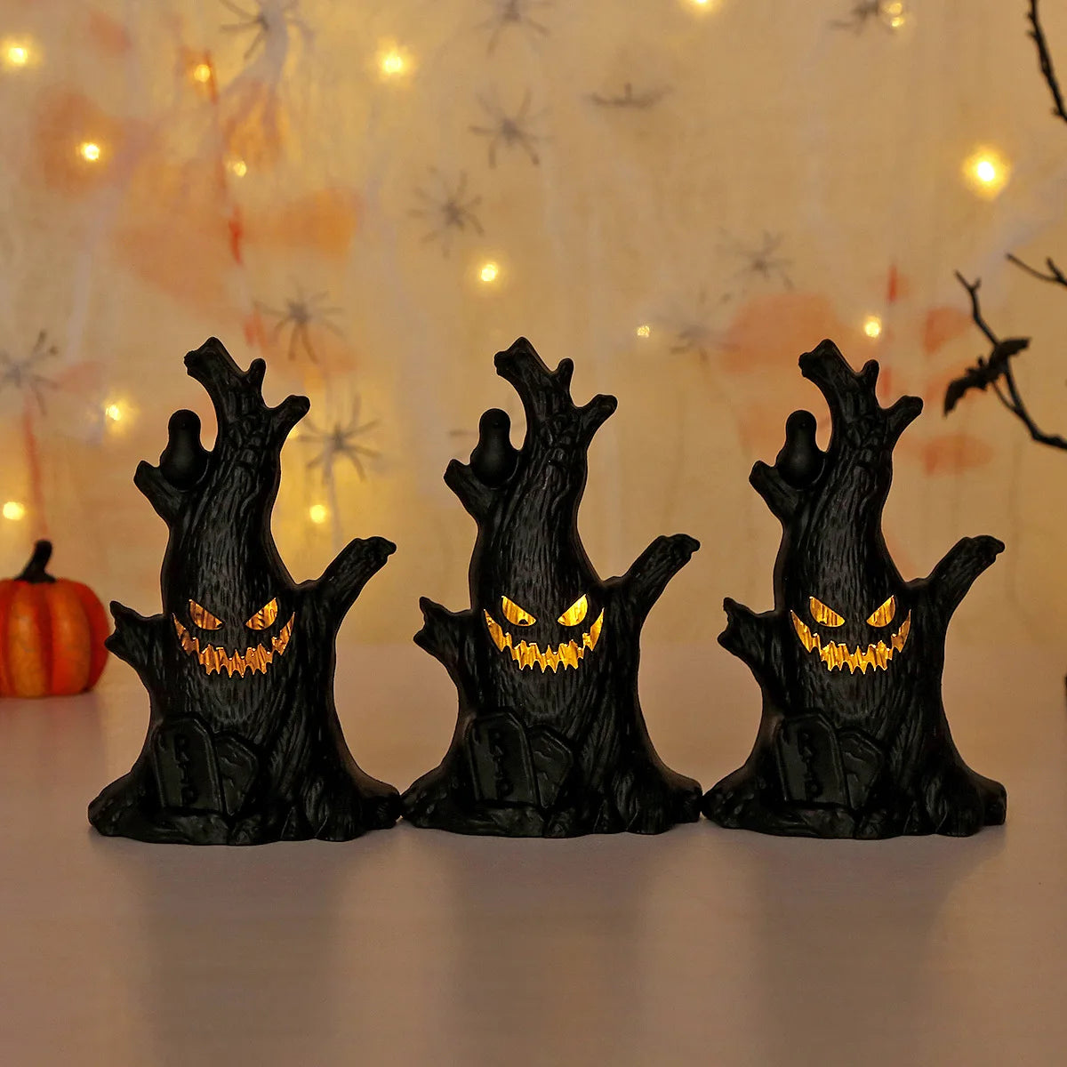 Halloween Decoration Ghost Tree Led Night