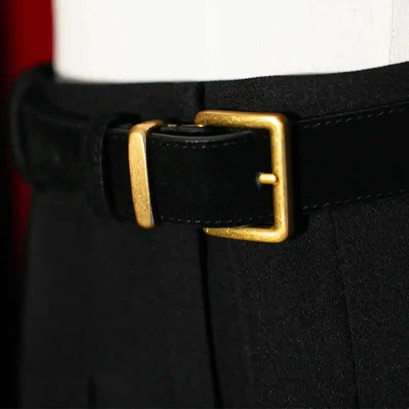 Suede Belt Dresses & Jeans Vintage