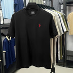 silky cotton breathable short sleeve T-shirt